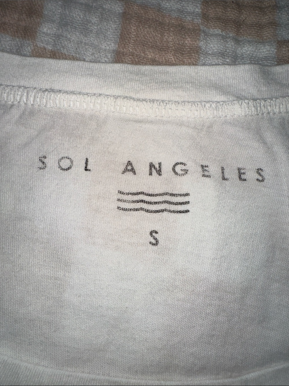 Sol Angeles Women's White Graphic Palm-Print Sleeveless Muscle Tee Size S - Picture 3 of 8